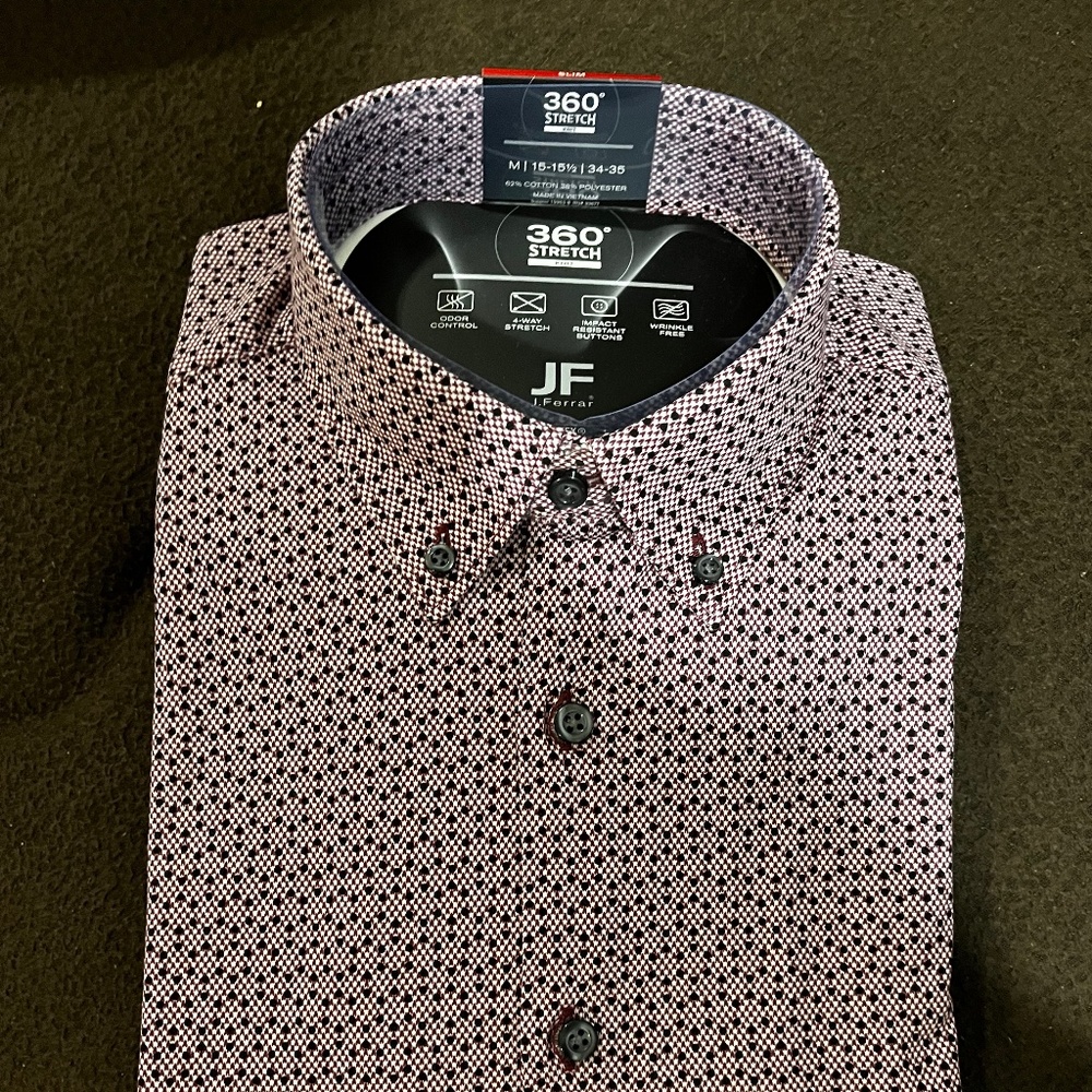 JF J. Ferrar long sleeve Men’s dress shirt NEW